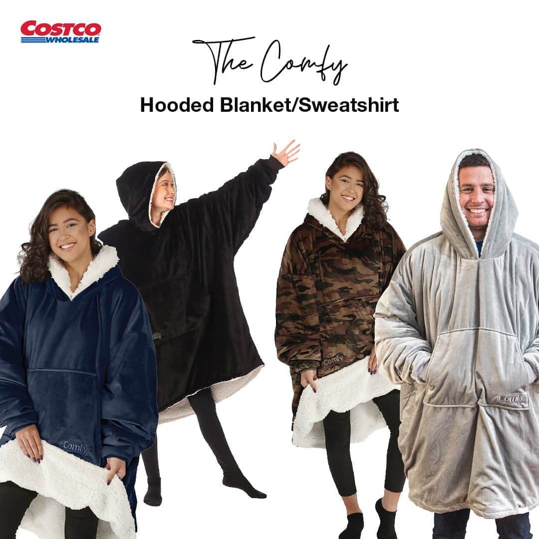 Costcoさんのインスタグラム写真 - (CostcoInstagram)「A cozy gift for your loved ones. ❤️ Search Costco.com: The Comfy Hooded Blanket/Sweatshirt, 2-pack」11月7日 8時31分 - costco