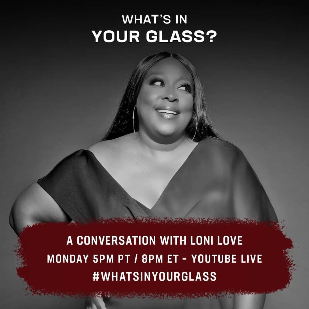 カーメロ・アンソニーのインスタグラム：「Next up on "What's In Your Glass?" comedian, actress, and Emmy winning talk show host @comiclonilove will be checking in. Monday at 5pm PT/8pm ET on YouTube Live and Twitter #WhatsInYourGlass #STAYME7O」