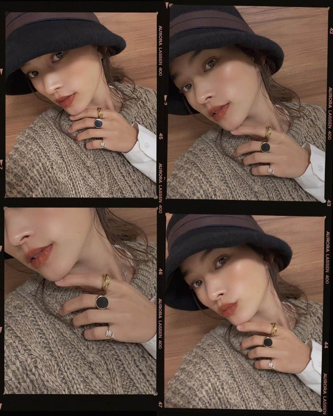 樽見麻緒のインスタグラム：「𝚖𝚊𝚔𝚎 𝚞𝚙𓆸𓂃𓂂𓋪 この前買ったアディクションリップで💄 発色が良い&めちゃくちゃタイプな色味 これはほんと買ってよかった👍🏻݇ ̵ ׅ #メイク#メイクアップ#マットリップ#アディクション#男の子ママ#ママライフ#秋コスメ#オレンジメイク #makeup#selfie#make#lip#addiction#mattlipstick#화장품#화장품추천#코스메틱」