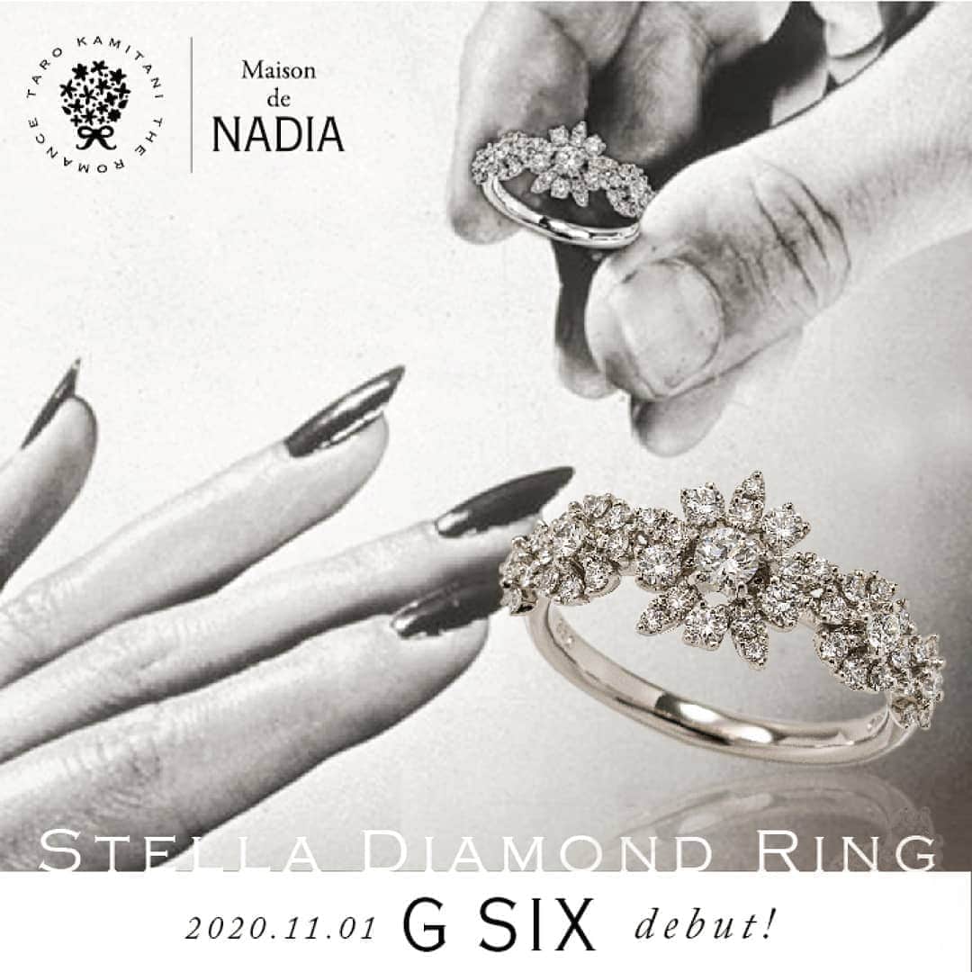 Taro Kamitani 世界初のティアラデザイナーさんのインスタグラム写真 - (Taro Kamitani 世界初のティアラデザイナーInstagram)「G SIX「メゾン・ド・ナディア」にて〈ティアラ＆リング試着会〉が開催中です💐【TARO KAMITANI 『Stella Diamond Ring』】最新にして魂のこだわり作です。トキメキの魔法、ぜひ、ご体験ください。詳しくはプロフィールのリンクから。  .  .  【TARO KAMITANI 『Stella Diamond Ring』素材：ダイヤモンド総0.68カラット／プラチナ950／クラリティG-VS　価格：¥297,000(税別)】  .  .  .  .  .  .  .  .  #tarokamitani #ダイヤモンドリング　#婚約指輪　#結婚指輪　#結婚　#婚約　#ティアラリング  #ティアラ　#エンゲージリング　#マリッジリング　#プラチナ　#関東花嫁　#東京花嫁 #ジーシックス　#銀座　#銀座カフェ　#銀座ランチ　#銀座グルメ　#銀座ディナー　#銀座スィーツ　#銀座シックス　#銀座six #銀座ラーメン　#銀座指輪　#ginza #ginzasix　#ginzalunch #ginzatokyo　#ginzamagazine #ginzacafe」11月7日 10時16分 - tarokamitani_tiaradesigner