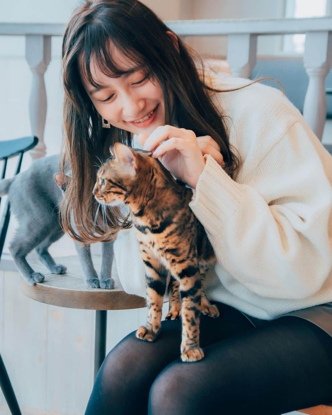 川口カノンさんのインスタグラム写真 - (川口カノンInstagram)「猫ちゃん可愛かった、、🥺 ．  photoby  @takutaki  ． ． ． @catcafemocha  #猫カフェmoca#猫カフェ#原宿猫カフェ#原宿#猫#カフェ」11月7日 10時56分 - kkanonnn