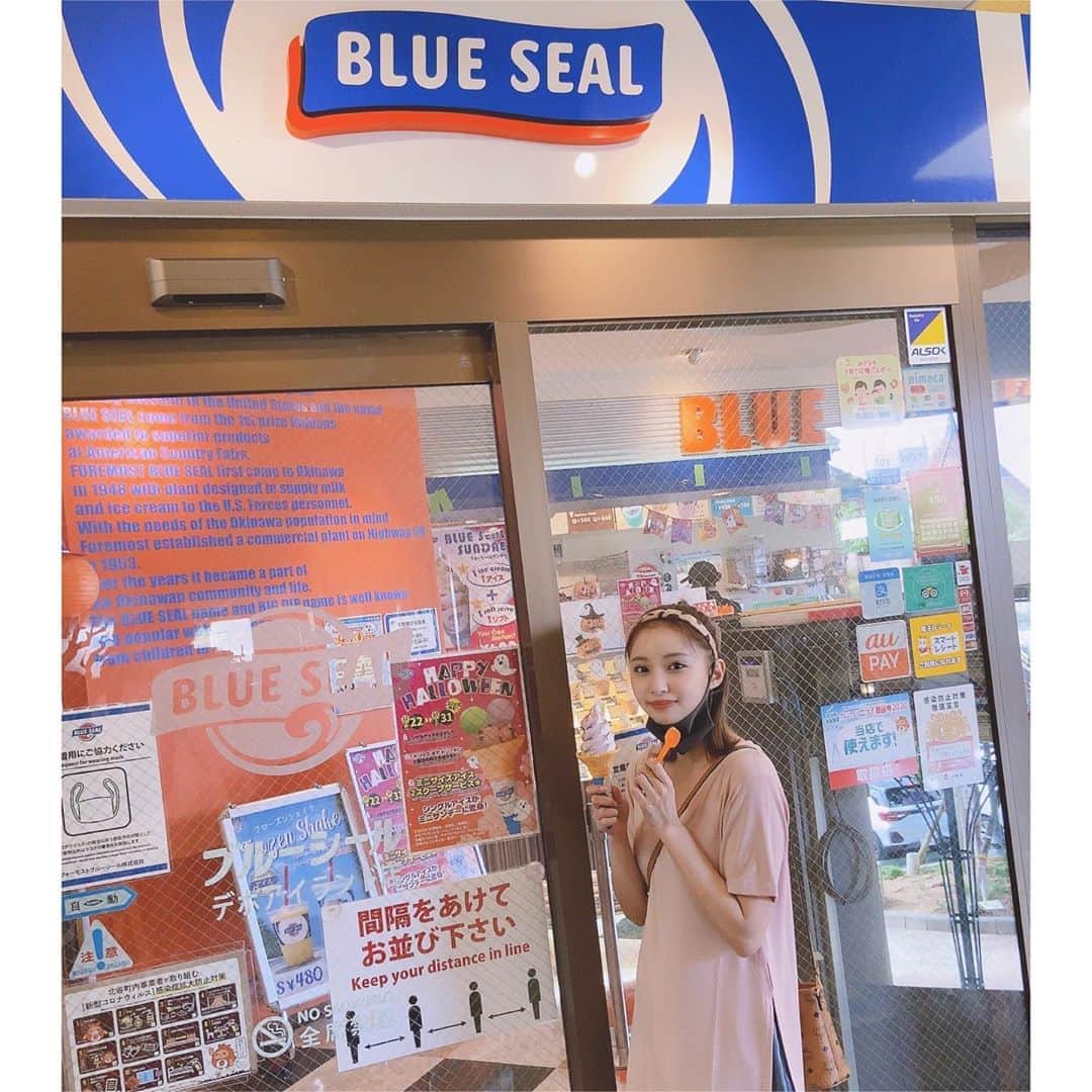 川井優沙さんのインスタグラム写真 - (川井優沙Instagram)「#blueseal #🍦 #アメリカンビレッジ」11月7日 12時04分 - yuusa_kawai