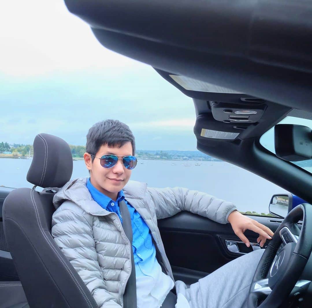 アイス・サランユーのインスタグラム：「Memory Recall💙 วันนี้ ในวันนั้น  ฉันอยู่ที่ #vancouver 🇨🇦 #คิดถึงการเดินทาง #canada  #icesarunyuaroundtheworld」