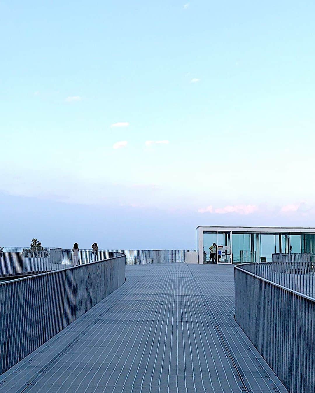 Hayato Sagawaのインスタグラム：「.﻿ ▶︎横須賀美術館﻿ ﻿ すぐそこには海で青々とした綺麗な建物でした🏙🐋 ２年前によく美術館巡りしてたけど、またハマりそう😂 良き文化の日でした﻿ ﻿ #横須賀美術館 #美術館 #建造物﻿ #建物探訪 #横須賀グルメ #美術館巡り」