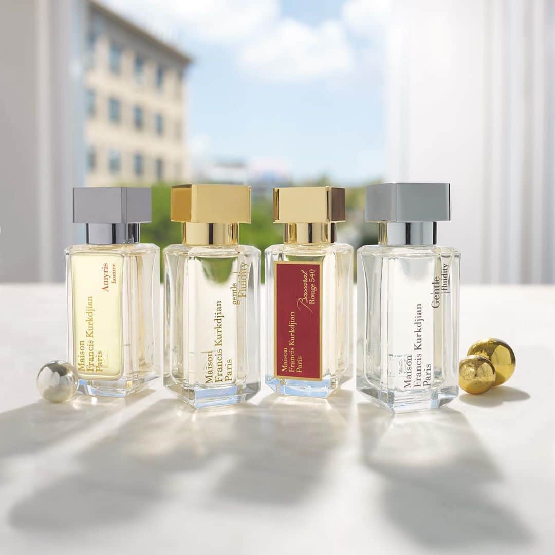 Saks Fifth Avenueのインスタグラム：「Scents worth celebrating? Look no further than @maisonfranciskurkdjian’s mini bottles featuring their best-selling fragrances, just in time for holiday gifting—and getting. #SaksBeauty」