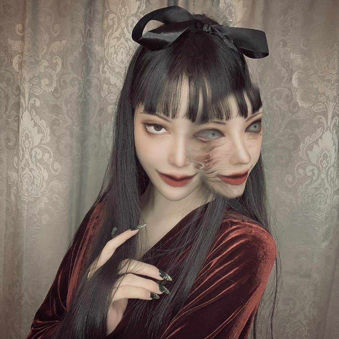 chiiiiiのインスタグラム：「リクエストいただいたので、 富江ちゃん。」