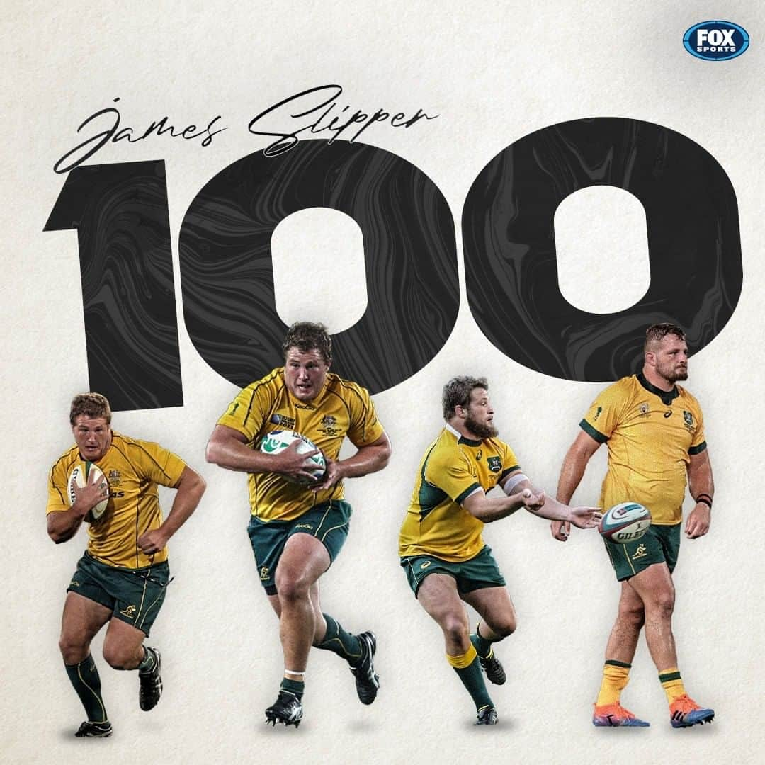 FOX・スポーツ・ラグビーのインスタグラム：「James Slipper is set to become the 13th Wallabies centurion tonight 💪  #bledisloecup #trinations」