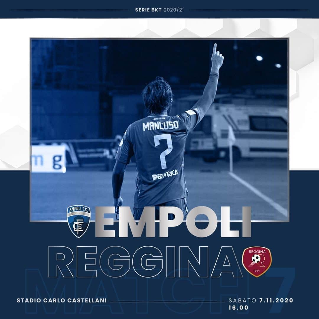 エンポリFCさんのインスタグラム写真 - (エンポリFCInstagram)「⚽ MATCHDAY 🆚️ @reggina_1914_official  🏟  Stadio Carlo Castellani 🕓 Ore 16.00 🏆 @legab  📺 @dazn_it   #EmpoliReggina #EMPREG #AvantiAzzurro #empolifcofficial #EmpoliFC #Empolifc1920 #EFC #instaefc #Instaempoli #Instaazzurri」11月7日 17時05分 - empoli_fc_official