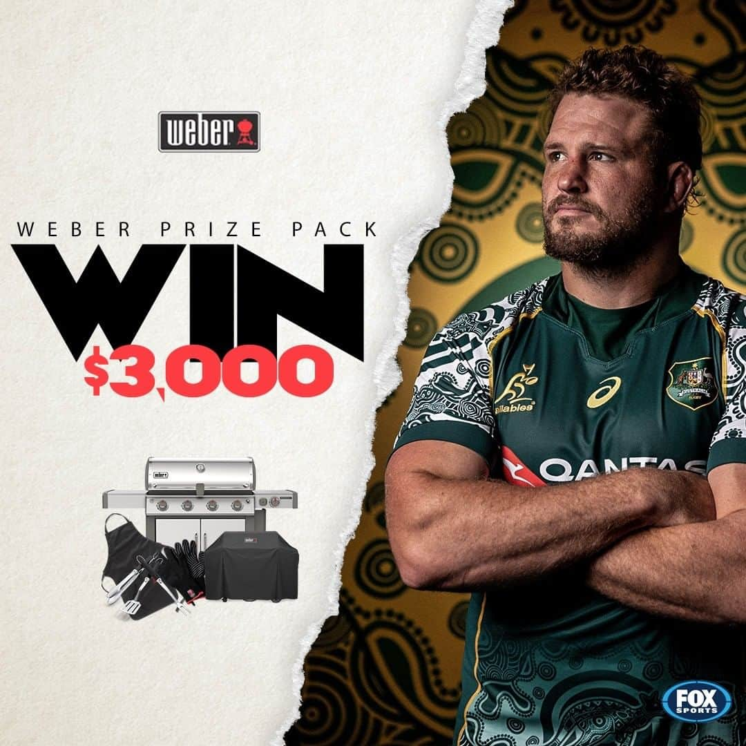 FOX・スポーツ・ラグビーのインスタグラム：「Are you Australia’s biggest @wallabies  or @allblacks fan⁉️ Win yourself a $3,000 @weberstoreaustralia Prize pack if you are crowned the ultimate fan today by playing in the LIVE trivia tournament open until 10pm EST today. 💪  #bledisloecup」