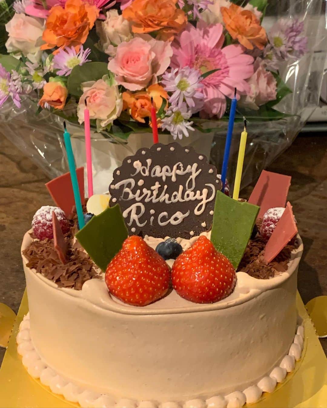 福山理子さんのインスタグラム写真 - (福山理子Instagram)「happy birthday to me🍰  #お誕生日ありがと #お誕生日ケーキ #浅草ケーキ #happybirthday #お誕生日たていいね #バイクガレージ」11月7日 17時32分 - rikofukuyama