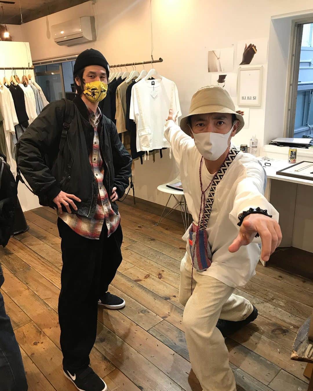 濱田将充のインスタグラム：「KYRAとKAKOI の展示会 うっかり長居してしまいました！」