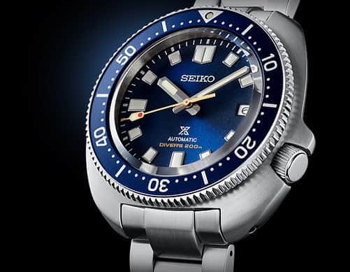 NAKANIWA WISPさんのインスタグラム写真 - (NAKANIWA WISPInstagram)「Seiko Diver's Watch 55th Anniversary Limited Edition PROSPEX SBDC123 価格150,000円+TAX 数量限定 5,500本 キャリバーNo：6R35 駆動方式：メカニカル自動巻（手巻つき） 駆動期間：最大巻上時約70時間持続 防水：200m潜水用防水 耐磁：あり ケースサイズ厚さ13.2㎜・横42.7㎜・縦46.6㎜ 重さ：80.0 g 腕周り長さ（最長）200㎜  Design 現代の技術で蘇る往年のデザイン オリジナルモデルがもつ流麗なフォルムのケースを継承しつつオールラウンドな42.7mmの程よいケース径にアレンジしたことで、偉大な冒険者のスピリットを現代のライフスタイルの中でも感じることのできるモデルに仕上げました。素材本来の美しさや繊細な表面仕上げを長く保てる独自の表面加工技術「ダイヤシールド」も魅力の１つです。  Spec up 最新技術によるスペックアップ 防水機能や素材の進化だけでなく、時計の心臓部であるムーブメントにも最新技術を取り入れました。 オリジナル同様、ぜんまいを動力源として針を動かす、腕時計の原点である駆動機構を採用。 約70時間のロングパワーリザーブを実現した自動巻ムーブメント6R35を搭載し、高い実用性を確保しました。 金曜日の夜にぜんまいを最大まで巻き上げておけば、月曜日の朝にも時計は時刻を刻み続けています。  ■商品に関してのお問合せは、メール及びInstagramメッセージで受付中  WISP Nouvelle espece 心斎橋仲庭時計店 〒542-0081 大阪府大阪市中央区南船場４丁目１０−３ NAGAHORI BLDG 1F TEL06-6251-7573／mail：info@nakaniwa.co.jp  #植村直己 #naomiuemuramodel #uemuramodel #SBDC123 #diving #Divers #trekking #セイコー #SEIKO #プロスペックス # #Prospex #ダイビング #トレッキング #心斎橋仲庭時計店 #腕時計 #メカニカル #機械時計 #南船場 #腕時計メンズ #腕時計 #セイコー腕時計 #SEIKOWATCH #wisp」11月7日 18時23分 - nakaniwawatch