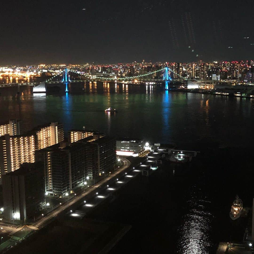 有奈めぐみのインスタグラム：「#av #風俗嬢 #熟女 #レインボーブリッジ #晴海埠頭 #夜景」