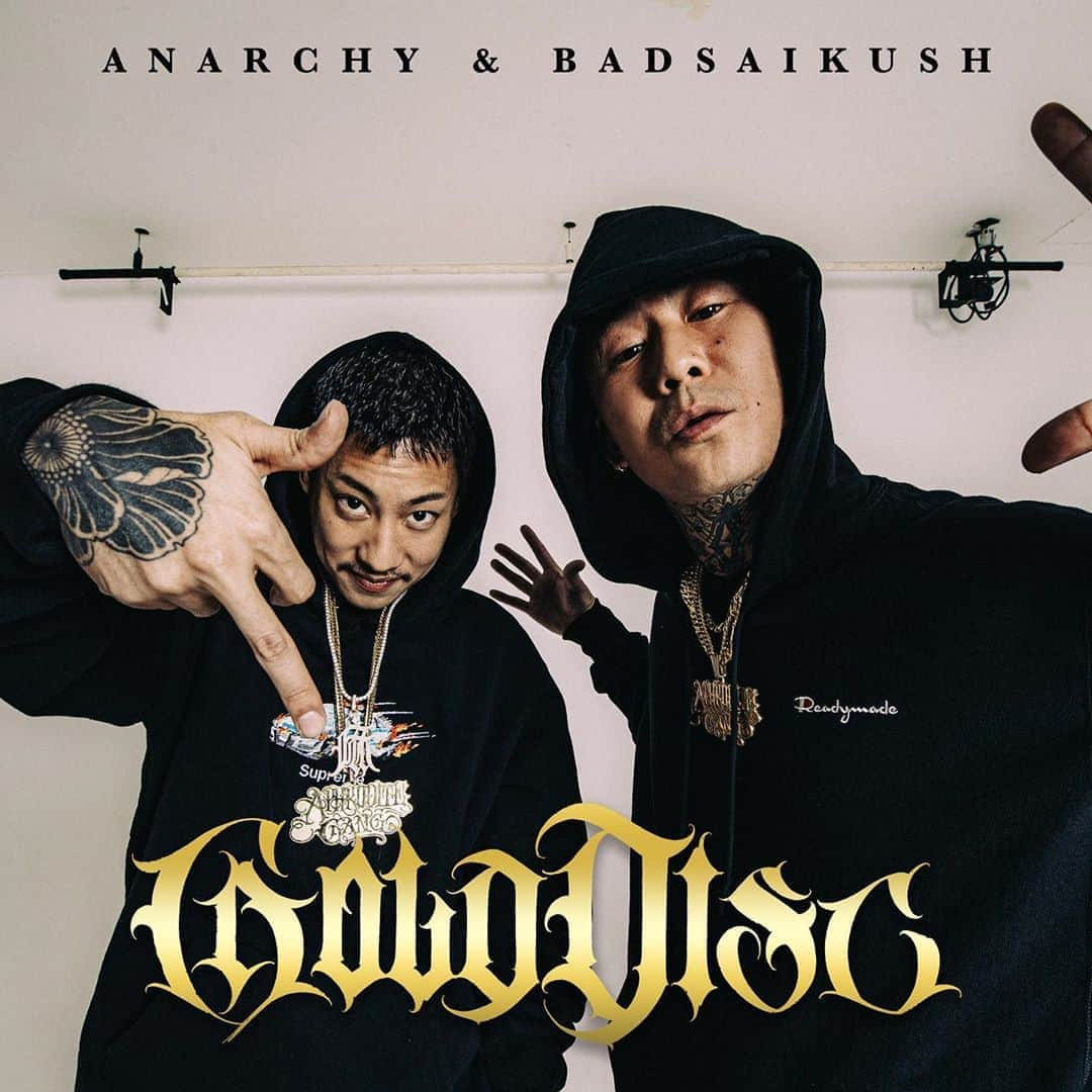 ANARCHYさんのインスタグラム写真 - (ANARCHYInstagram)「2020.11.8 ANARCHY & BADSAIKUSH 『GOLD DISC』 (EP) @anarchyrrr x @badbadsai」11月7日 18時43分 - anarchyrrr