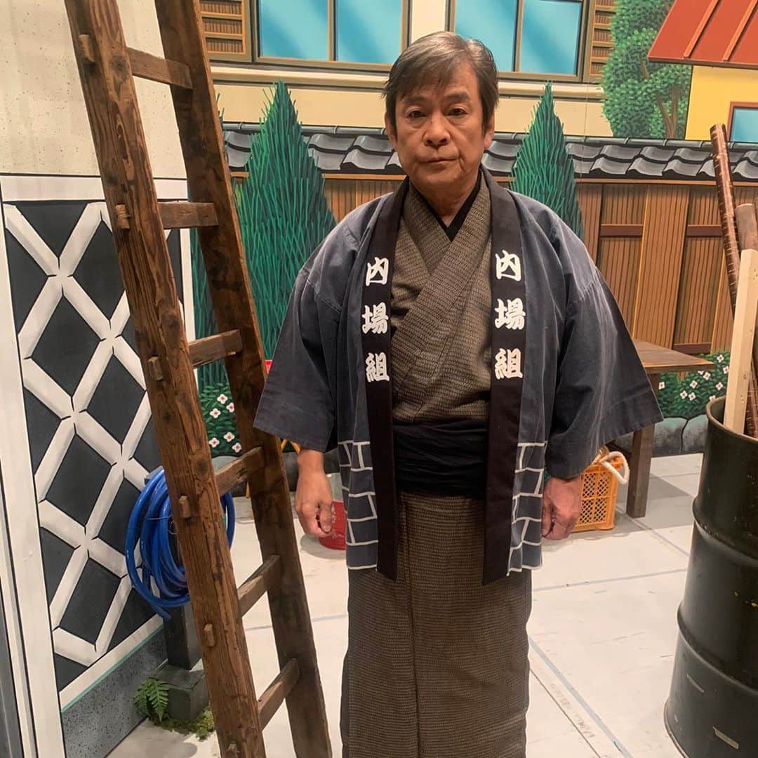 吉本新喜劇さんのインスタグラム写真 - (吉本新喜劇Instagram)「#イケおじ #内場勝則 #西川忠志 【こぼれ話】 内場さんの写真を撮った時に やすえさんにも送ったのですが、 「普段、小さいのに着流し着てたら貫禄？ なのか？大きく見えますね」 と奥様ならではの面白返信いただきました😂 #内場勝則 #未知やすえ #なんやかんやでとても仲良し夫婦だと思っております💓」11月7日 19時25分 - yoshimotoshinkigeki