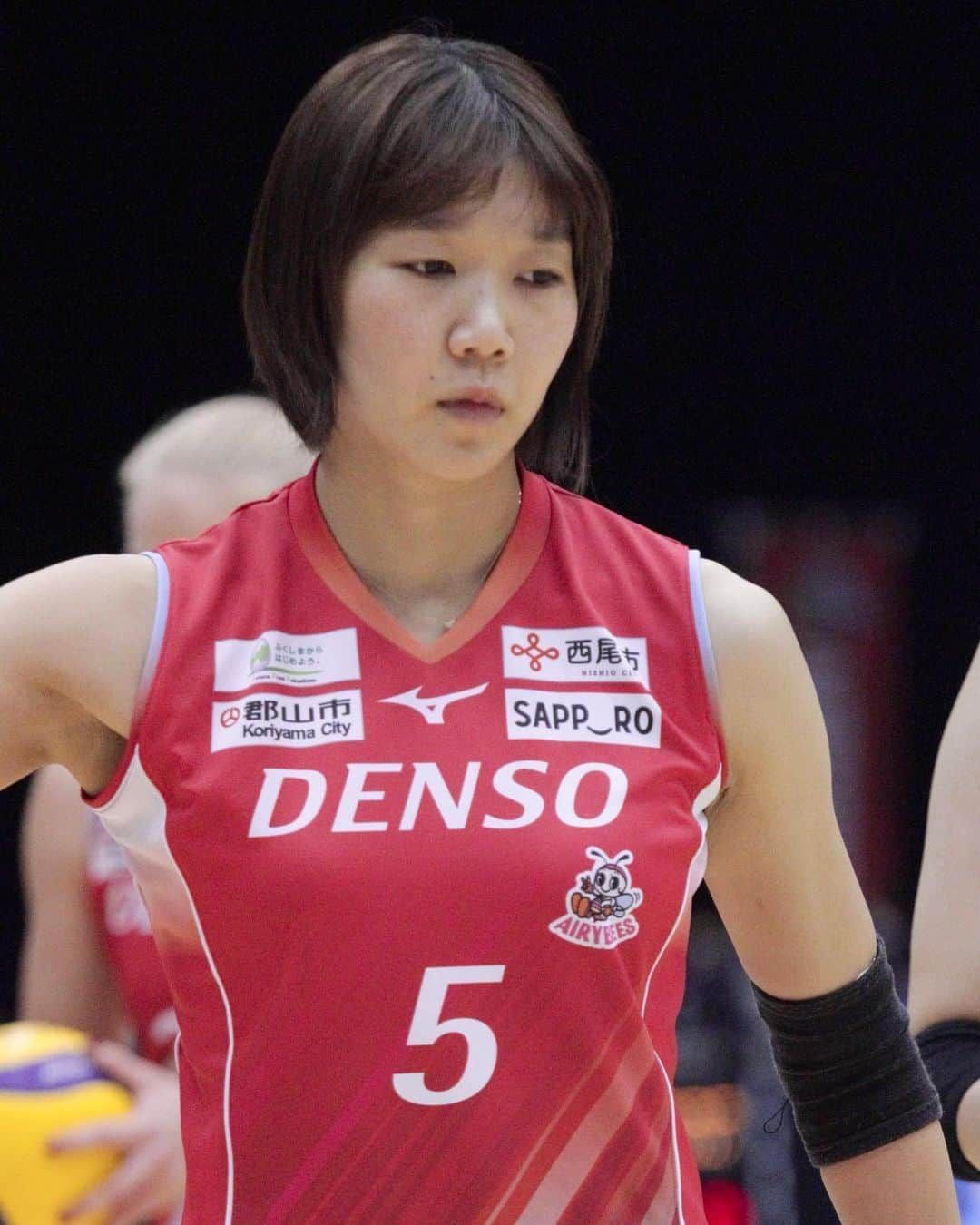 大宮里美のインスタグラム：「里歩さん😭 Go DENSO!!!!!!!!!!  #大竹里歩 選手 #DENSOAIRYBEES🐝 #Vリーグはバレーだよ #宝来屋郡山総合体育館」