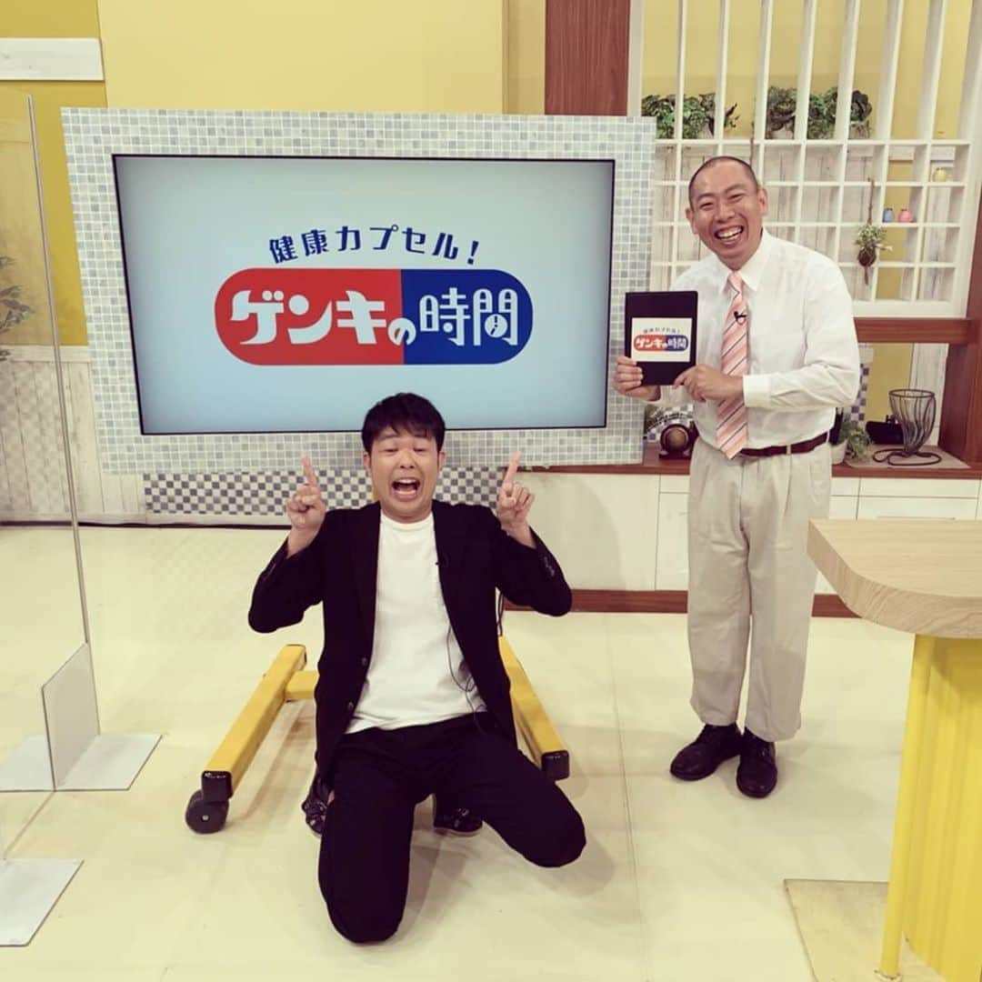 のインスタグラム：「明日(日)朝7時00分～TBS「健康カプセル！ゲンキの時間」に出させてもらってます♪今回は『必見！マル秘食事法で血糖値も改善！？』です(*^O^*)　ぜひチェックお願いします♪  #健康カプセルゲンキの時間 #ゲンキの時間 #血糖値 #糖尿病 #糖尿病対策 #tbs #レギュラー　#あるある探険隊」