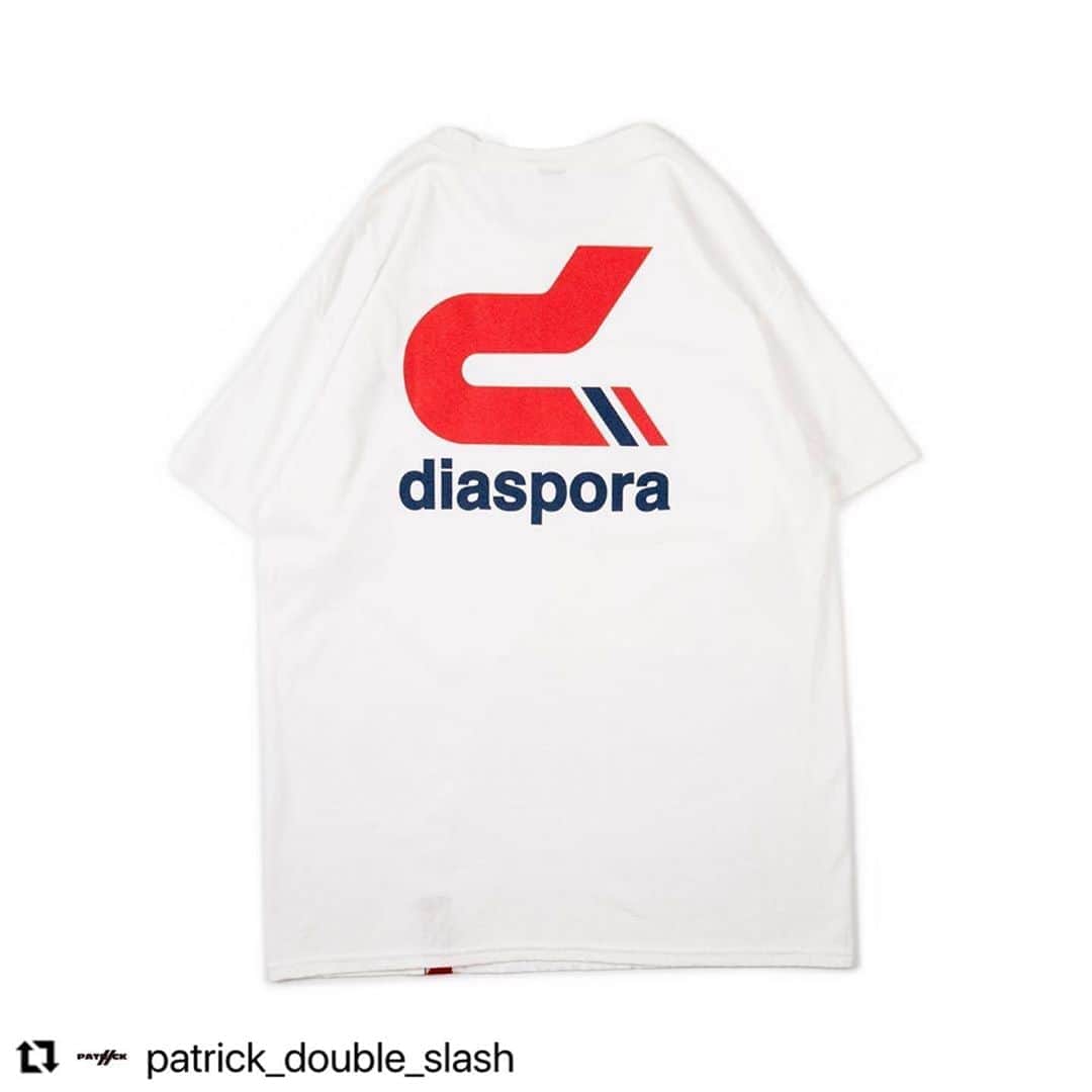 パトリックラボのインスタグラム：「@patrick_double_slash  20201107 Diaspora skateboards x PATRICK   Reverse Logo T Patrick Magic Circle Tee Brick Wall L/S Tee  #diasporaskateboards  #patrickshoes」