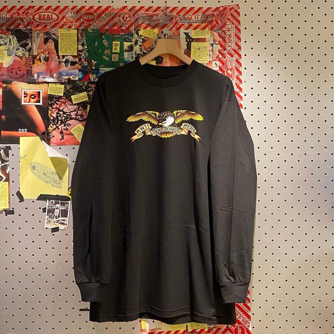のインスタグラム：「＜ANTIHERO SKATEBOARDS＞ Mens BASIC EAGLE LONG SLEEVE T-SHIRT ¥5,100+TAX Item No.11-10-1448 BEAMS JAPAN 2F ☎︎03-5368-7317 @beams_japan #antiheroskateboards  #beams #beamssurfandsk8 #beamsjapan #beamsjapan2nd Instagram for New Arrivals Blog for Recommended Items」