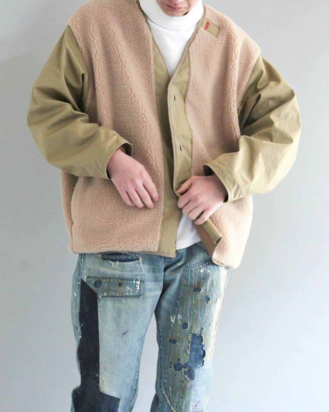 アナクロノームさんのインスタグラム写真 - (アナクロノームInstagram)「. . . . AN084 BOA NO-COLLAR JACKET BEIGE . . . @anachronorm262 . . . @balanceokayama @anachronorm_context_gallery @tribeca_shimane @frolic_hmr_ @independence_fukui @wearnames @flovelmentstore . . . #anachronorm #contextgallery #nakameguro #balanceokayama #okayama」11月7日 21時26分 - anachronorm262