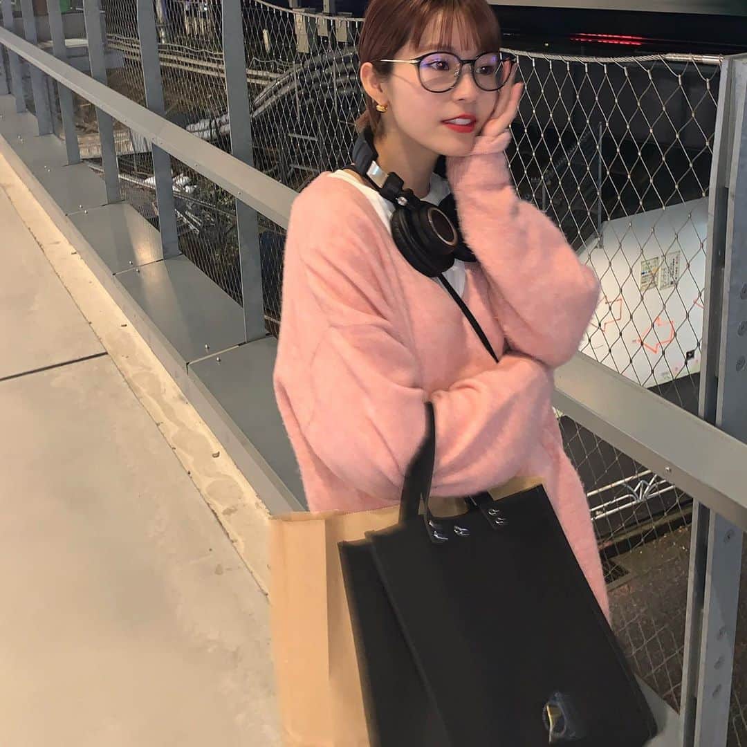 山本 絵里加のインスタグラム：「おぴんく💖 #ootd#fashion#puu_fashion」