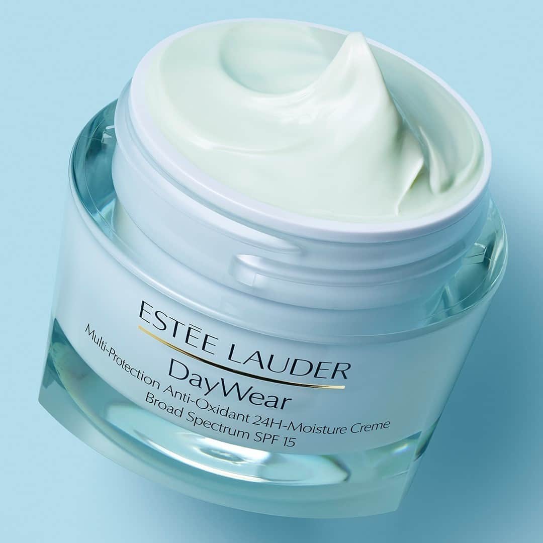 のインスタグラム：「A sip of water for your skin💧 Treat your skin to hydration up to 72 hours with #DayWear Moisturizer. This lightweight, breathable creme gives your skin a youthful, radiant glow. Tap to show now!」