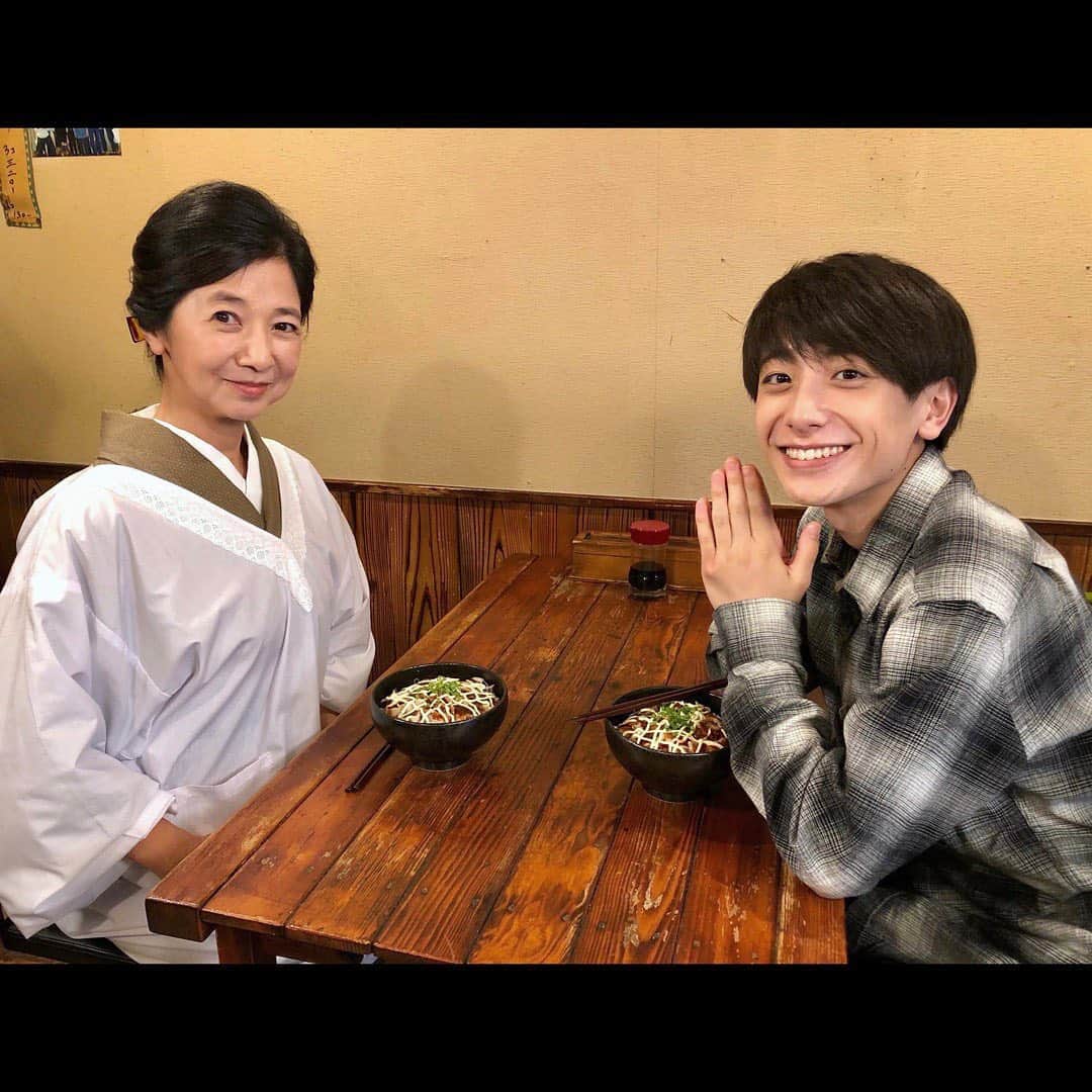 小西詠斗のインスタグラム：「・ 第3話、この後24時〜🧚‍♂️ 宮崎さんと、伊原さんと！📸  是非見てくださいね〜！ #どんぶり委員長、」