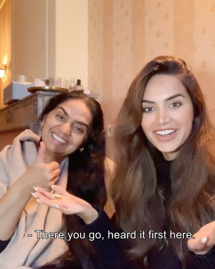 Diipa Büller-Khoslaのインスタグラム：「Haircare Q&A with Momi: How to deal with hair fall? Drop a “❤️” if you want more such Q&A videos.」