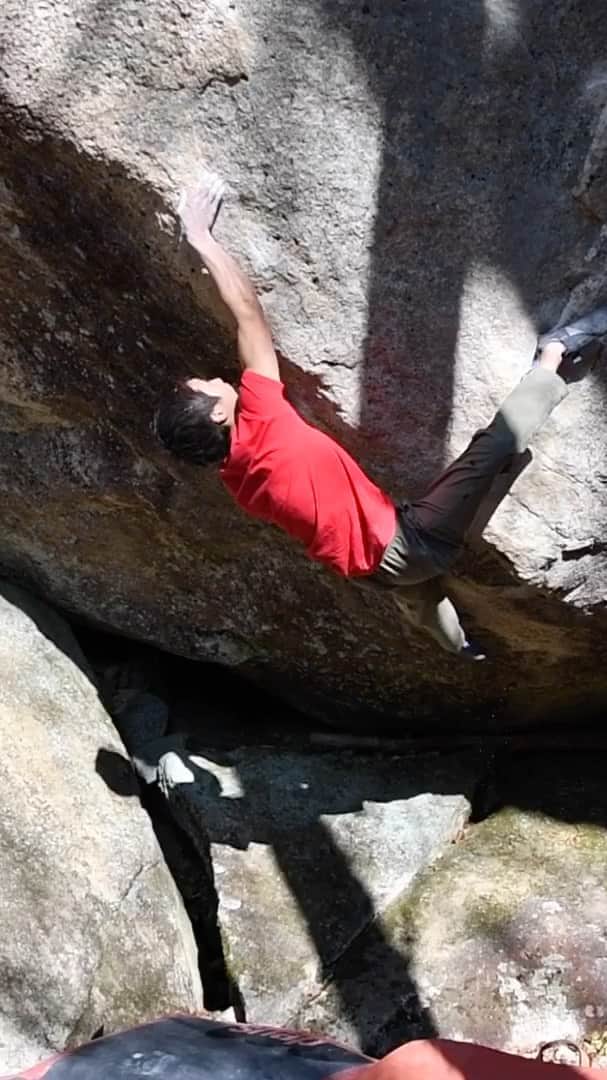 渡邉海人のインスタグラム：「@monturajapan  @frictionlabs  @eyecandyworks  @rollfilm_suck  #bouldering #climbing #tokyolife #injapan #クライミング #ボルダリング #外岩」