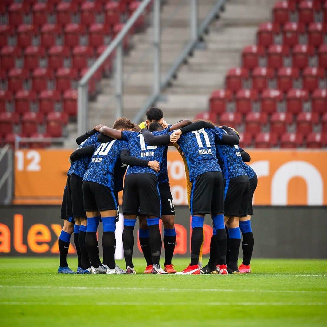 ヘルタ・ベルリンのインスタグラム：「🔛 #FCABSC . . #HaHoHe #herthabsc」