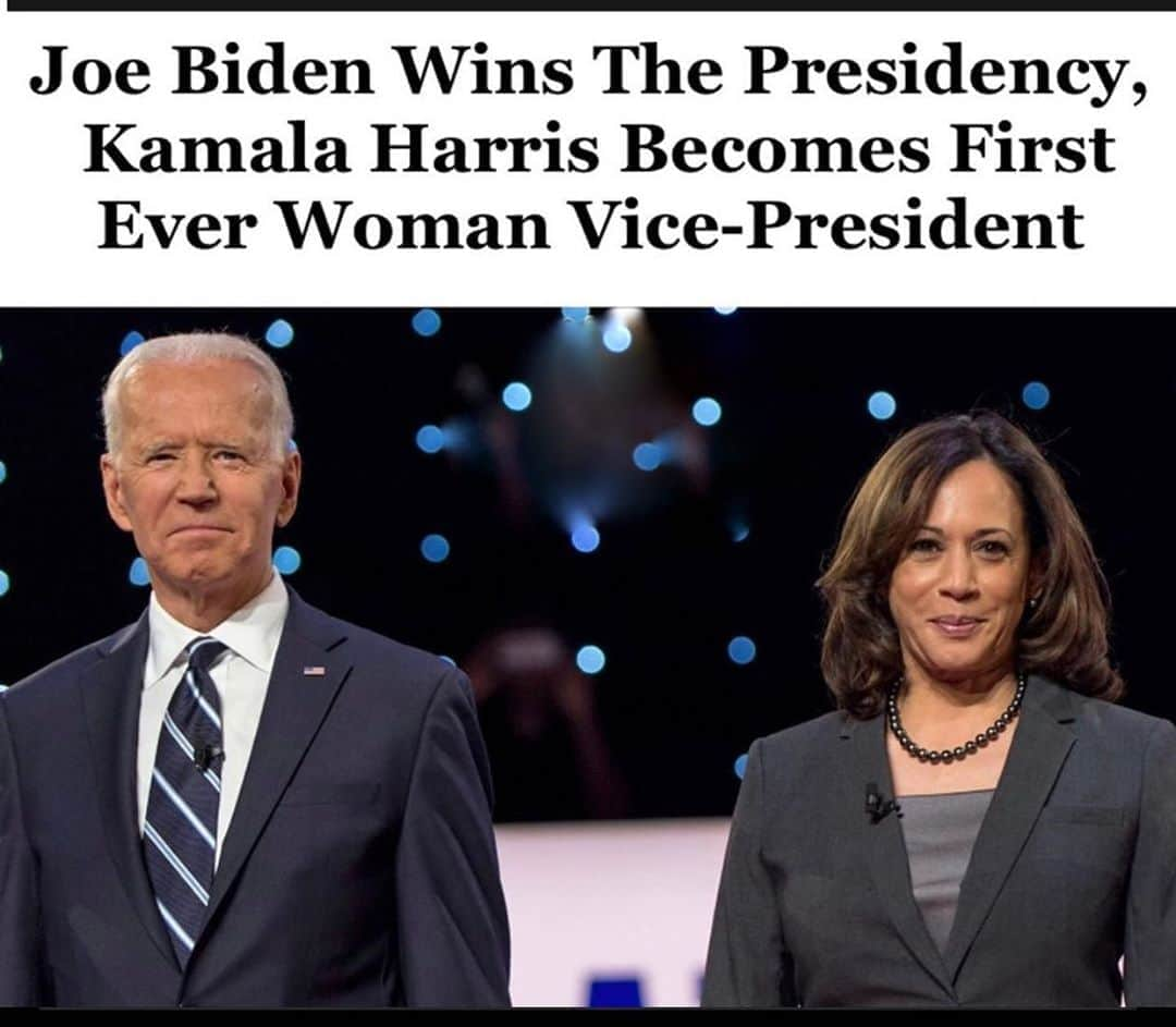 ジョアン・スモールズさんのインスタグラム写真 - (ジョアン・スモールズInstagram)「It’s a win for human decency. I’m so happy right now. We did our part, now it’s time for y’all to do yours @joebiden @kamalaharris  Que viva la igualdad humana!」11月8日 2時08分 - joansmalls