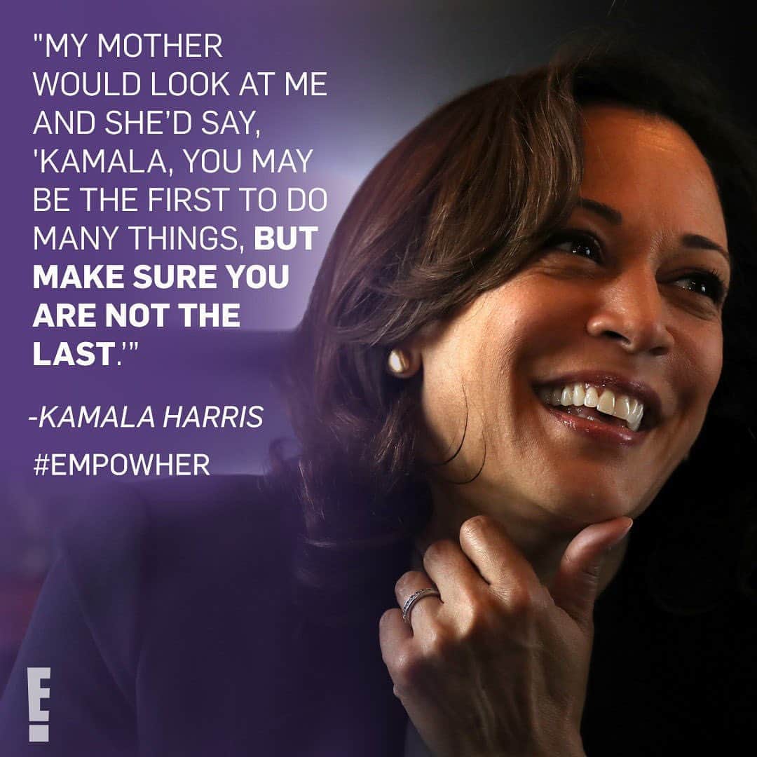 E! Onlineさんのインスタグラム写真 - (E! OnlineInstagram)「She's speaking: Kamala Harris is officially the first female, the first Black, and the first South Asian American Vice President-Elect. #EmpowHer (📷: Getty)」11月8日 2時15分 - enews