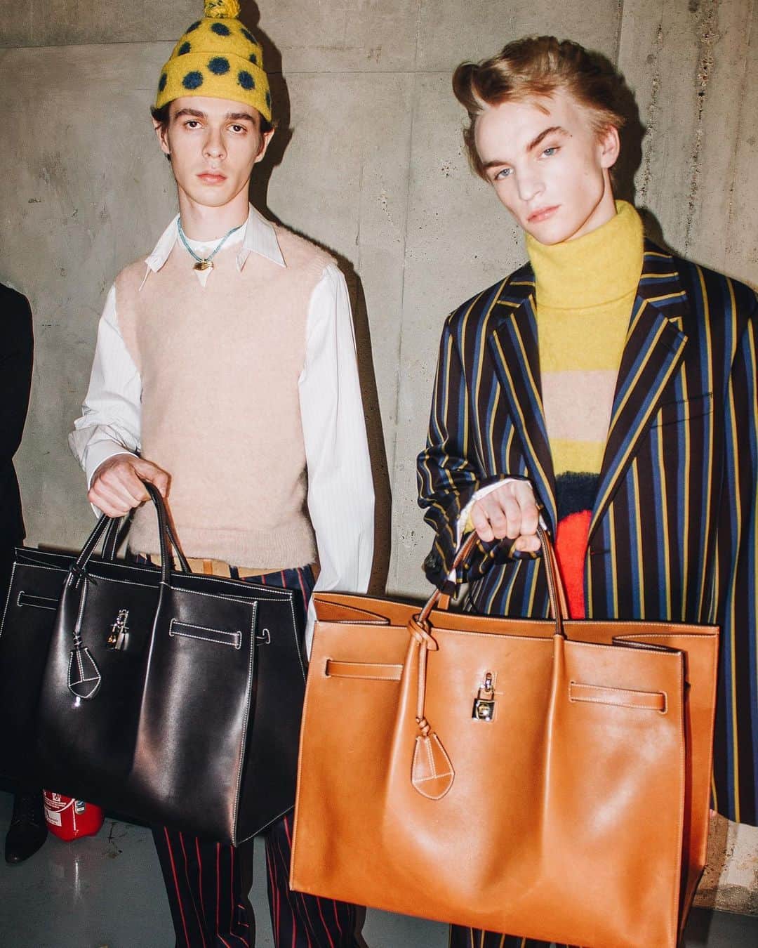 ランバンのインスタグラム：「#LanvinFW20 latest arrivals for men. Available online and in stores.」