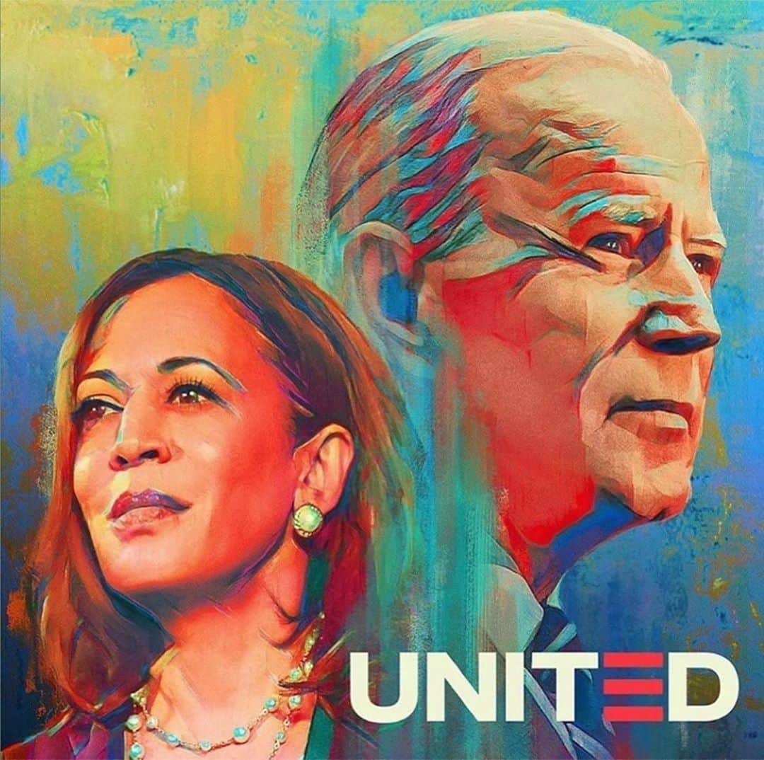 アジャ・ナオミ・キングのインスタグラム：「I am just so overcome with Joy. My heart is so full right now, bursting really.  History was made. We did this. We showed up and WE DID IT!!!!!!!!! #BidenHarris2020」