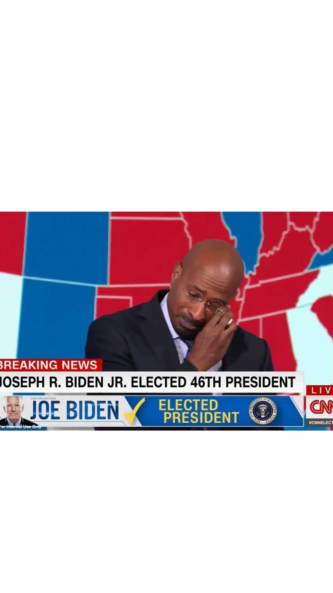 のインスタグラム：「Time to move FORWARD. Thank you for this @vanjones68. 💙😭🙏🏼」