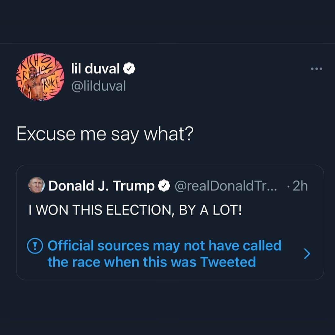リル・デュヴァルのインスタグラム：「Who gonna tell him? 😂😂😂😂😂😂😂」