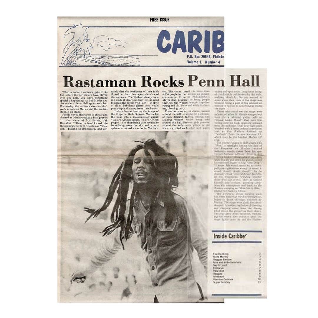 ボブ・マーリーさんのインスタグラム写真 - (ボブ・マーリーInstagram)「"The chant turned the more than 4,000 people in the hall into an instant community. Even as Philadelphia's Mayor-elect promised to bring people together, the Wailers brought together young and old, black and white in dancing, cheering unity." #bobmarley75⁣ ⁣ On this day (Nov 7) in 1979, Bob Marley "Rocks Penn Hall", a venue in Philadelphia, PA and an event put on by Penn's Black Music Association! #todayinbobslife」11月8日 5時30分 - bobmarley
