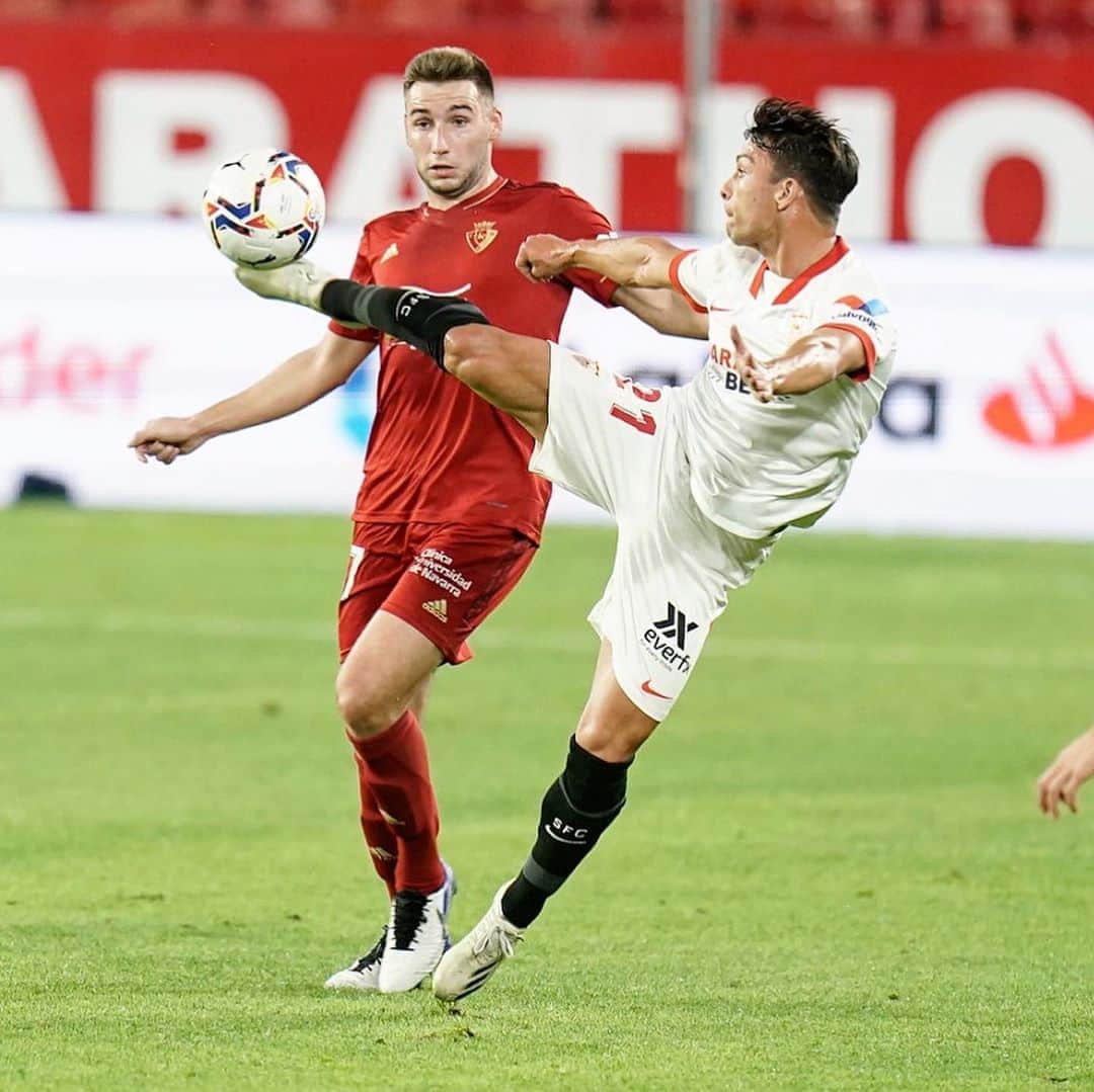 オリベル・トーレスのインスタグラム：「+3 puntos muy importantes antes del parón de selecciones, a cargar pilas y volver fuertes! Seguimos equipo 💪🏼💪🏼」