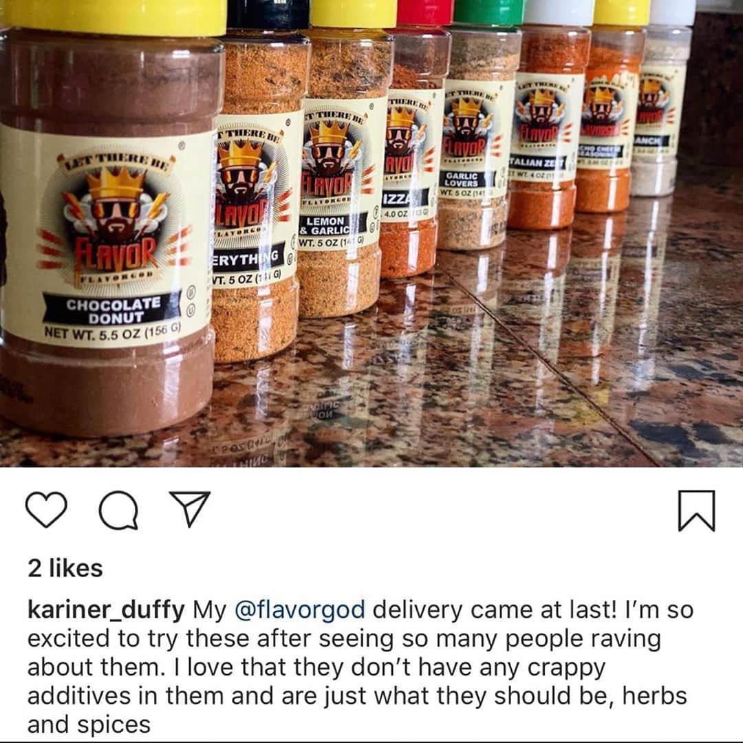 Flavorgod Seasoningsさんのインスタグラム写真 - (Flavorgod SeasoningsInstagram)「Reviews from the #flavorgod #family 🤗 thank you guys for the support! - Website: flavorgod.com - #smallbusiness #food #foodie #flavor #foodporn」11月8日 6時19分 - flavorgod