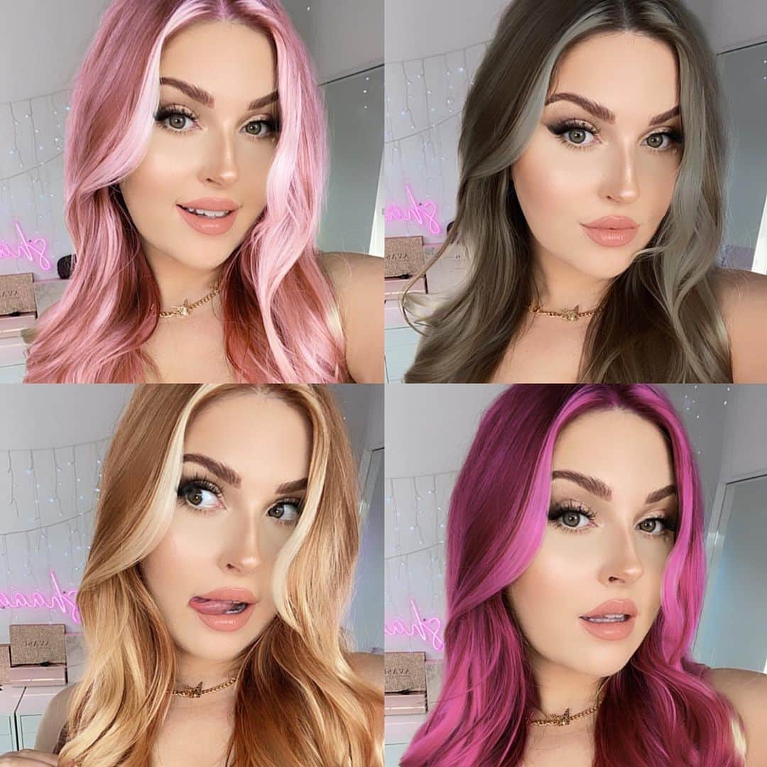 Shannonのインスタグラム：「I want pink hair ✨」