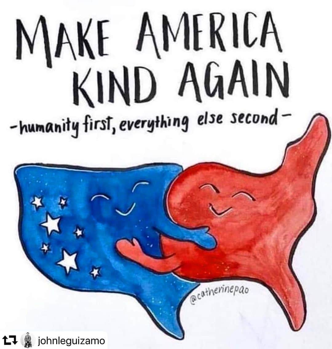 ボブ・サゲットのインスタグラム：「If I really WAS Danny Tanner, I’d just wanna give everyone in this country a big hug.   Artist: @catherinepao  Thanks John.  Repost @johnleguizamo ・・・ Nuff said!」