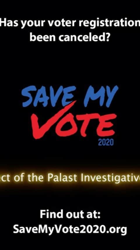 のインスタグラム：「#GeorgiaOnMyMind SaveMyVote2020.org」