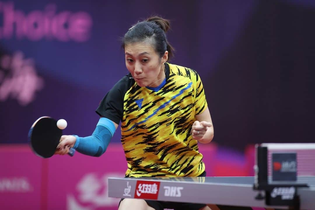 ITTF Worldさんのインスタグラム写真 - (ITTF WorldInstagram)「🐯 👀 Eye of the Tiger!  Han Ying wins in STRAIGHT games in BOTH her matches on Day 1 at the Dishang 2020 Women's #ITTFWorldCup 👏👏  Cool shirt too! 😎  #RESTART」11月8日 20時12分 - wtt