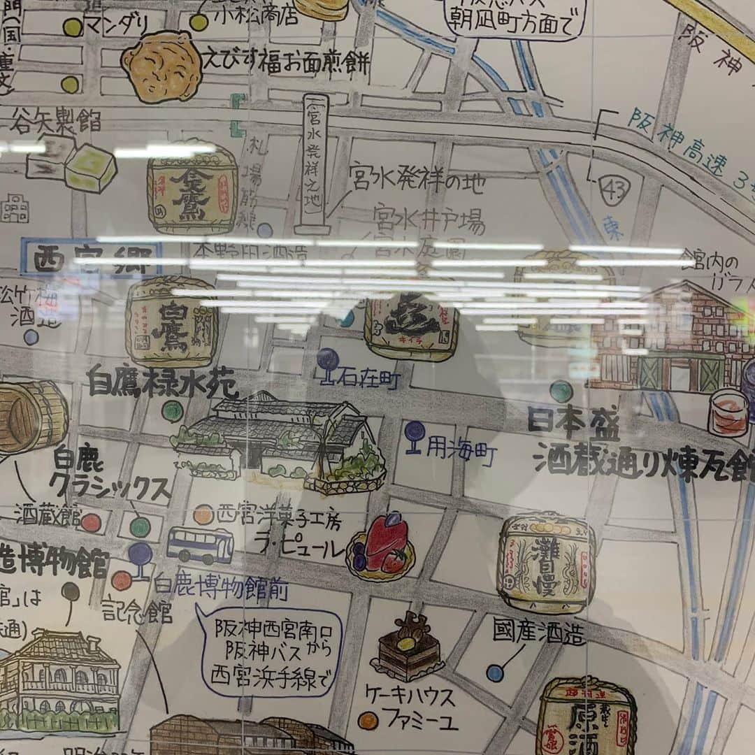 にぼしいわしさんのインスタグラム写真 - (にぼしいわしInstagram)「ええことしか書いてない地図」11月8日 19時00分 - niboshiiwashiiwashi