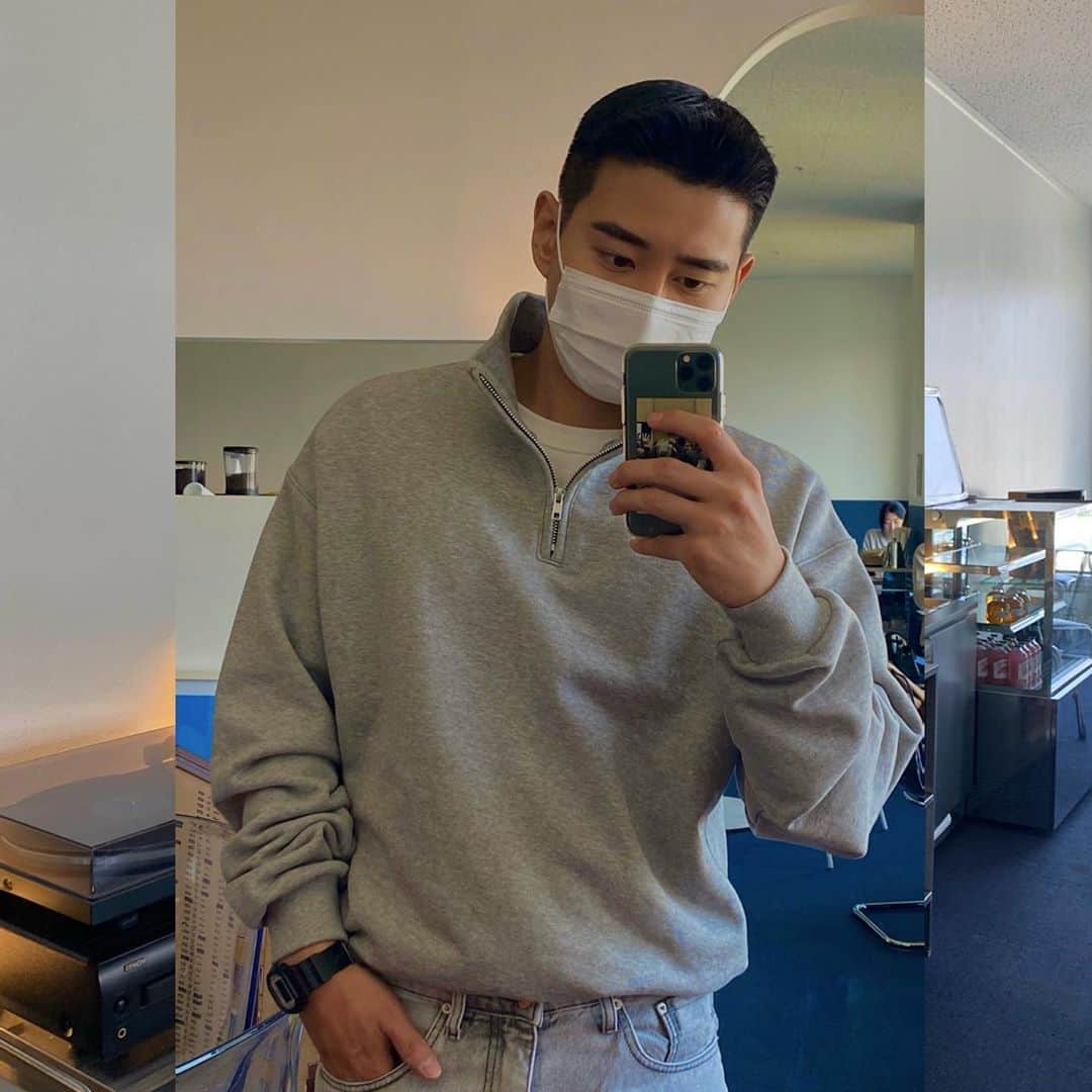 ビボム のインスタグラム：「coffee, cigarettes, selfie and #」