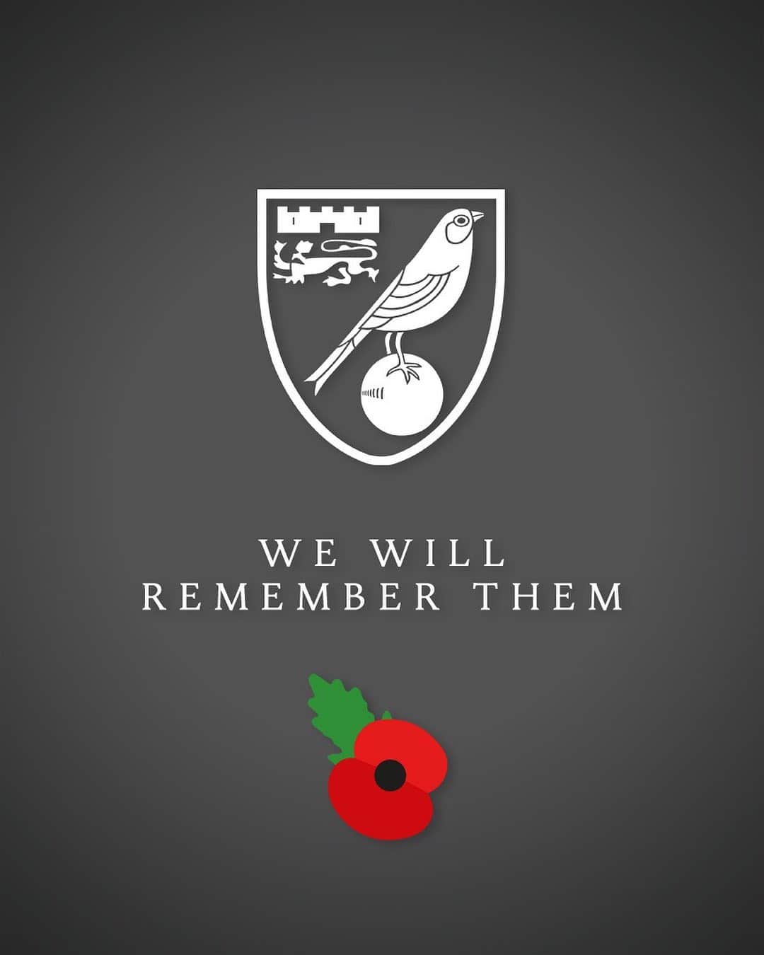 ノリッジ・シティFCさんのインスタグラム写真 - (ノリッジ・シティFCInstagram)「We will remember them.  #remembranceday🌹」11月8日 20時01分 - norwichcityfc
