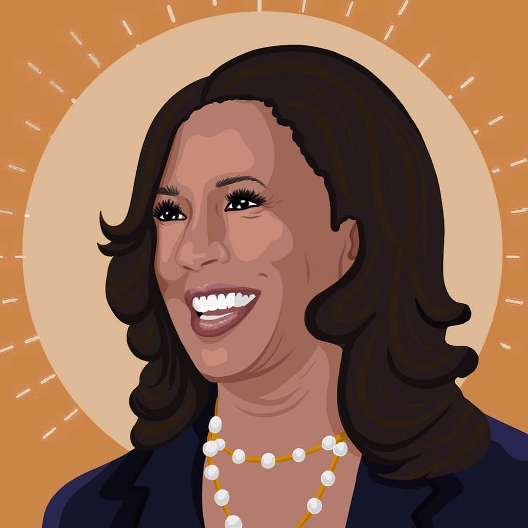 ジェニファー・ハドソンのインスタグラム：「Congratulations to our Vice President-elect, @kamalaharris for making history today, being a source of representation and a voice for change. 💖」