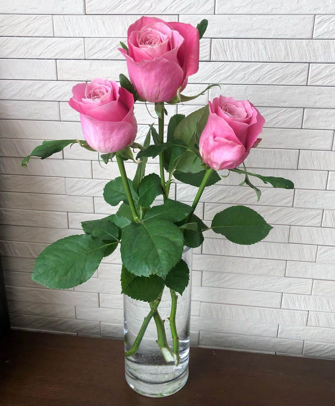 純名里沙さんのインスタグラム写真 - (純名里沙Instagram)「今週もやはり旬のバラを。。💐このお方、✨ビューティーバイオジェール✨というキラッキラのお名前🤙 ・ 美しゅうございます💓 ・ #バラ #薔薇 #rose  #ビューティーバイオジェール #お花のある暮らし  #あえて大きな花瓶に #ゆったりと #flowers」11月8日 13時56分 - risajunna3158