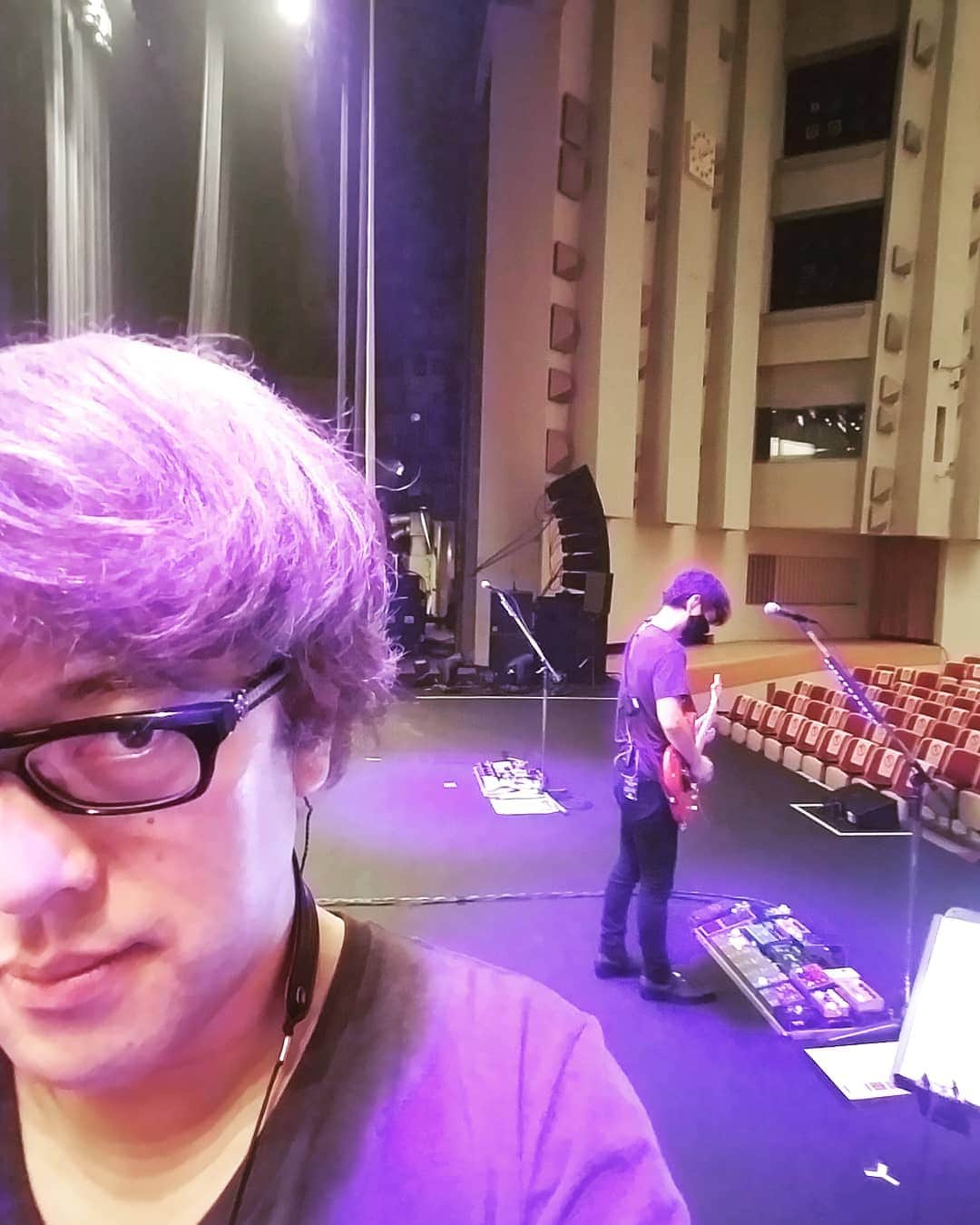 勝田一樹のインスタグラム：「本日のこっそりショット❗  名古屋ヨロシクです✨  #勝田一樹 #kazukikatsuta  #春畑道哉  #春畑道哉_continue  #春ソロ」