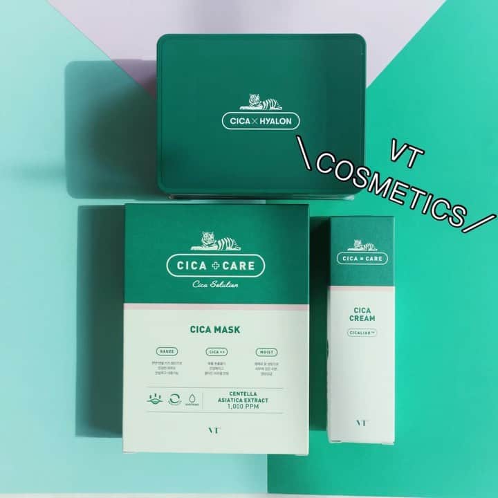リナのインスタグラム：「@vtcosmetics_official   私の中で、 コロナ禍だったからこそ出会えたコスメ★ それが、CICAクリーム🙌  今使っているのは VTコスメティックスの CICA CARE シリーズ⭐️ @vtcosmetics_japan   ✔︎大容量で水分補給もしっかりできる #vtシカデイリースージングマスク   ✔︎鎮静＋保湿＋水分バリア強化クリームの #vtシカクリーム  ✔︎疲れたお肌に #vtシカマスク  この3点を肌のコンディションによって使い分けています♪  乾燥が気になり出したので、 毎日の水分補給は大容量の デイリースージングマスク👍  乾燥と肌荒れが重なってしまった時の応急処置には、 シカマスク👍  スキンケアな最後は、 シカクリーム👍っといった感じ♪  シカクリームは、 ベタつかず適度なサラッと感があるので、朝でも使いやすいです👌  夜のケアで、保湿力が物足りない時は 気になる部分にだけ濃密クリームを重ね塗り🌓  肌荒れしても 赤みの引きが早いように感じるので、 まだまだしかクリームは 手放せないかも❣️ ...................................................... #qoo10 #アットコスメ #デイリースージングマスク #CICAクリーム #マスク #ハチミツ #垢抜け #ゆらぎ肌 #vtcosmetic #韓国コスメ #cicacream #シカクリーム」
